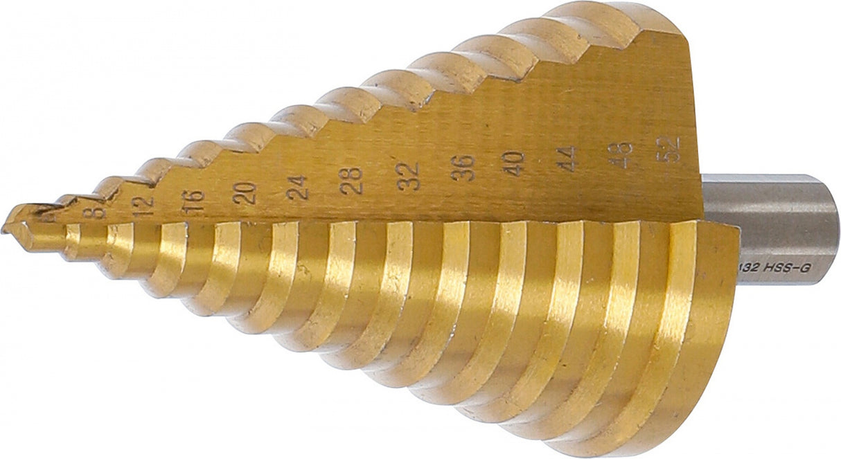 STEP DRILL | TITANIUM-NITRIDED | Ø 6 - 52 MM (74432B)