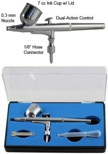 GRAVITY FEED AIRBRUSH SET | DOUBLE ACTION (AB4B)