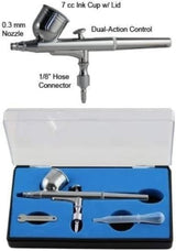 GRAVITY FEED AIRBRUSH SET | DOUBLE ACTION (AB4B)