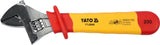 INSULATED ADJUSTABLE WRENCH 200MM VDE (YT-20940)