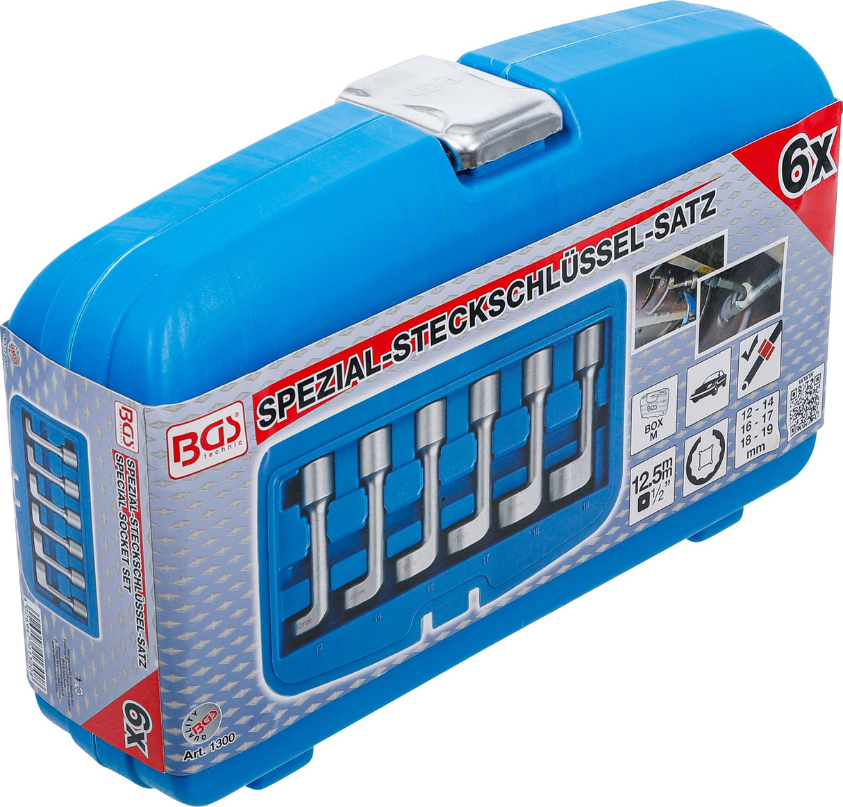 SPECIAL SOCKET SET | 12.5 MM (1/2") DRIVE | 12 - 19 MM (1300)