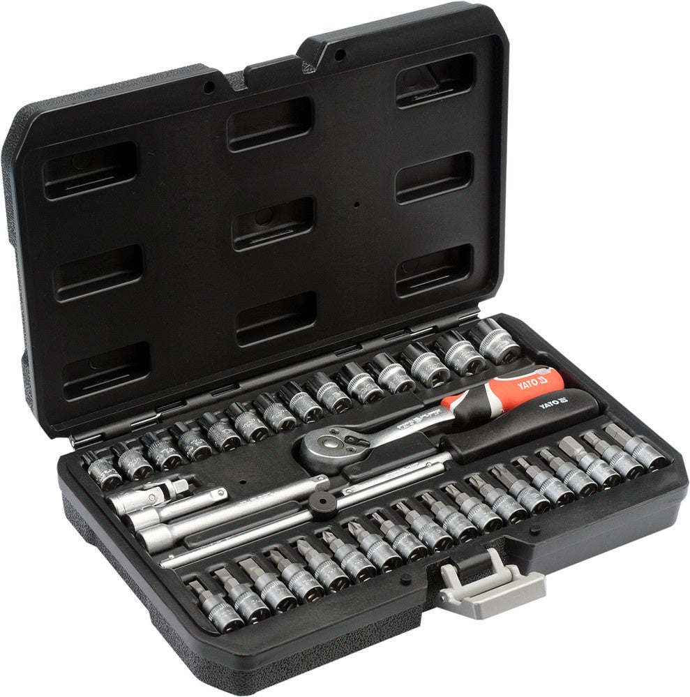 SOCKET SET 1/4" 38PCS (YT-14471)