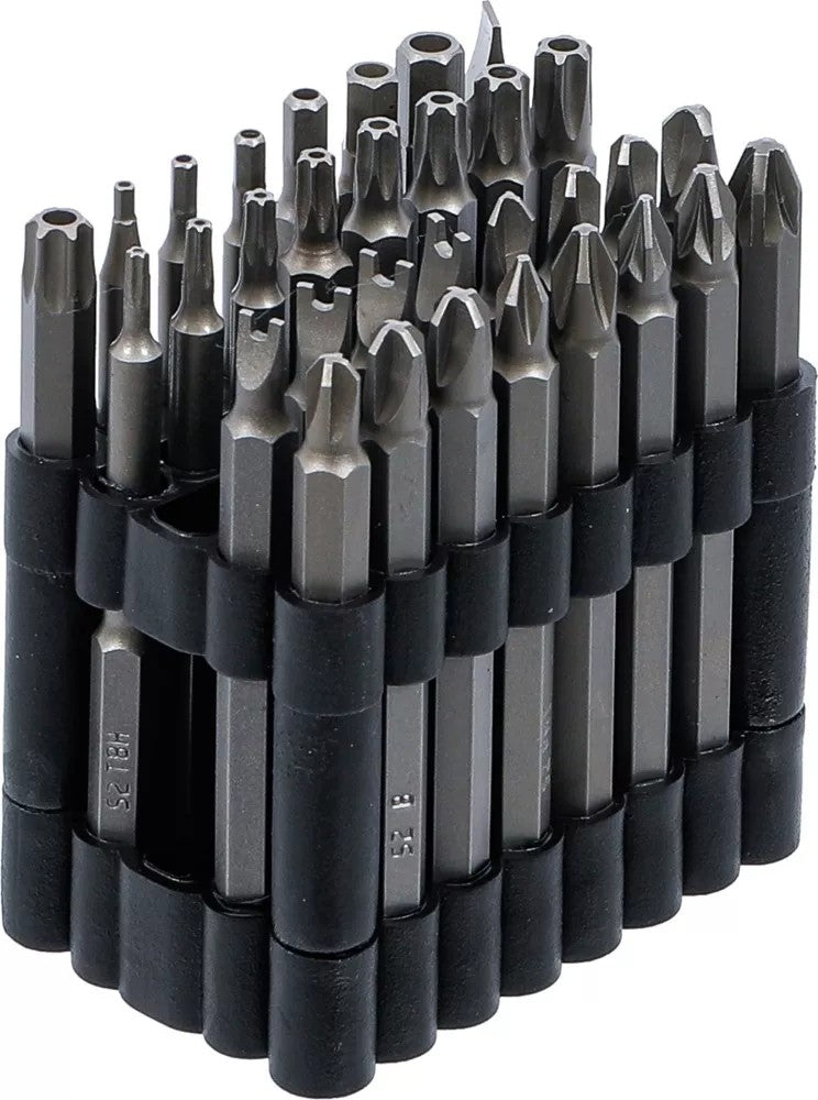BIT SET | LONG | 6.3 MM (1/4") DRIVE | VARIOUS TYPES | 32 PCS. (762)