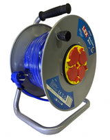 EXTENSION REEL WITH METAL DRUM | 4 WATERPROOF SOCKETS | 3X2.5MM2 | 50 M (EG-0060)