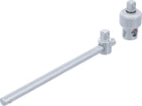 SOCKET ADAPTOR WITH RATCHETING FUNCTION | WITH SLIDING HANDLE | 12.5 MM (1/2") (71047)