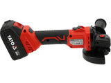 CORDLESS ANGLE GRINDER BRUSHLESS 18V 125MM WITH 4AH BATTERY AND CHARGER SET (YT-828251)