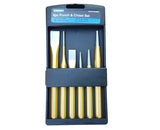CHISEL / PUNCH SET INCLUDING CENTER PUNCH | CR-V | 6 PCS. (SK0660)