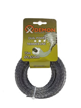 TRIMMER LINE FOR GRASS | BRAIDED / REINFORCED / TWISTED | 2.65 MM X 15 M (M830834)