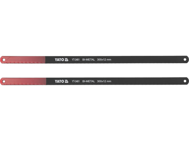 HACKSAW FRAME BLADE, BIMETAL | 300 MM | 2 PCS (YT-3461)