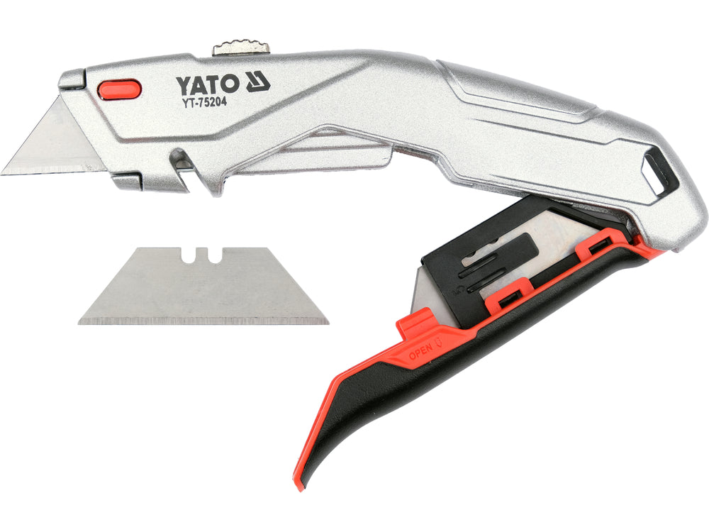 UTILITY KNIFE WITH TRAPEZOID BLADE (YT-75204)