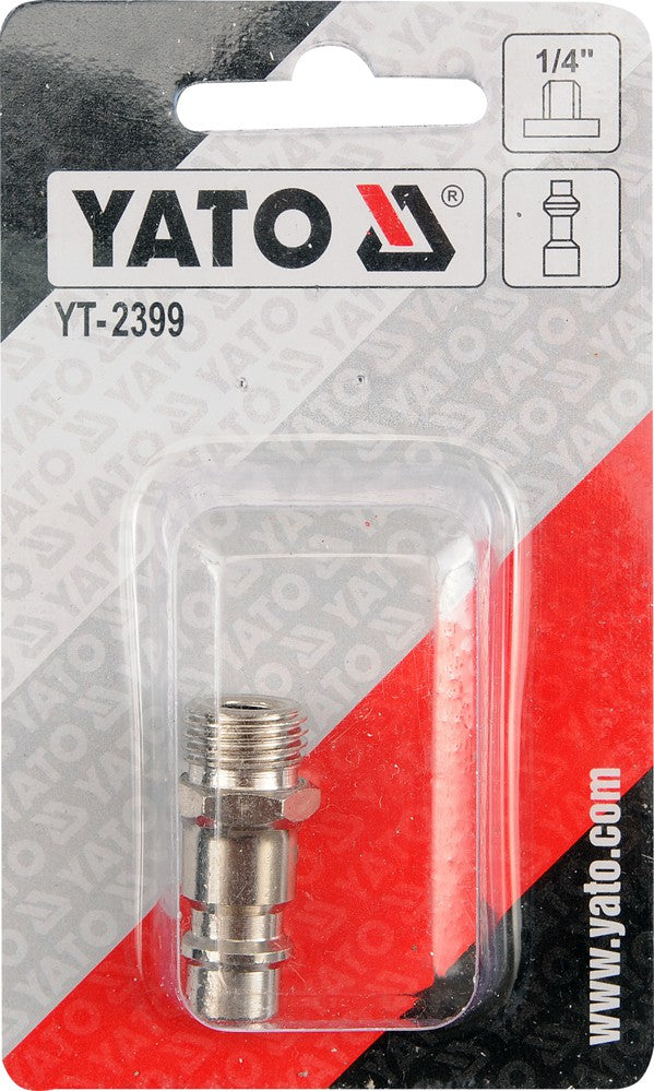 QUICK COUPLER 1/4"(M)X1/4"(M) (YT-2399)
