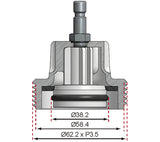 ADAPTOR NO. 9 FOR BGS 8027, 8098 | FOR AUDI, BMW, PORSCHE, VW (8027-9)
