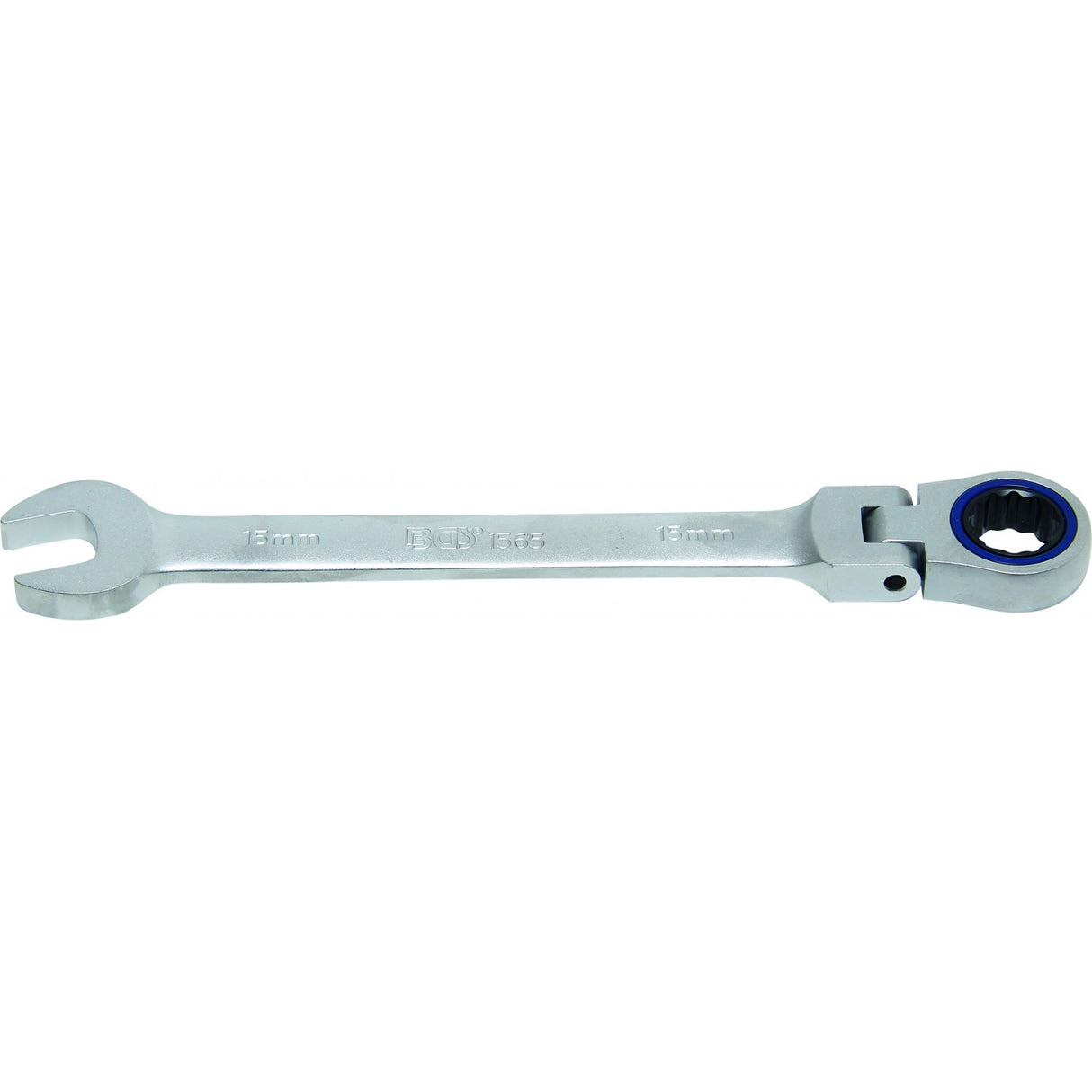 FLEX HEAD RATCHET WRENCH 72 TEETH CR-V 15 MM (1565)