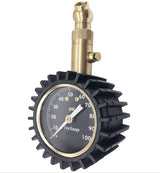 UNIVERSAL TIRE PRESSURE GAUGE | BRASS | 360 DEGREES / 0-60/100/160PSI (TG04A)