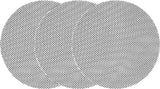 SANDING MESH ROUND | HARD | DUST-PERMEABLE VELOUR | 225 MM / P80 | 3 PCS. (YT-84581)