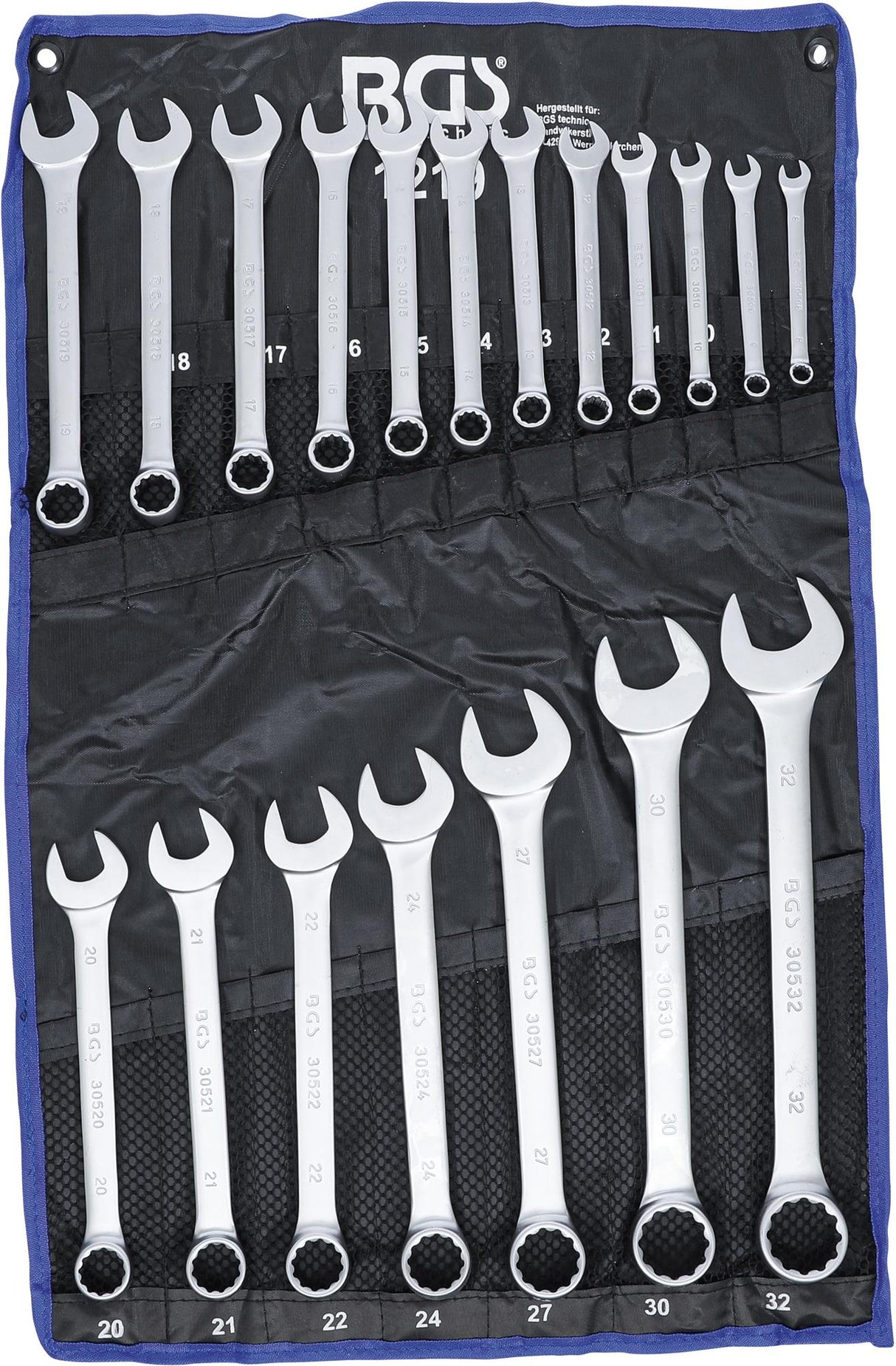COMBINATION SPANNER SET | 8 - 32 MM | 19 PCS. (1219)