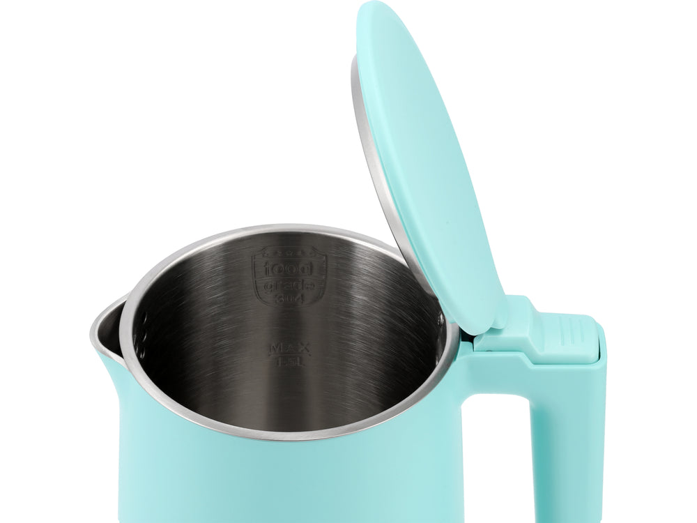 EL. KETTLE 1,5L TURQUESE, COOL TOUCH (68208)