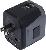 TRAVEL ADAPTER UNIV. 2XUSB 12W (YT-81301)