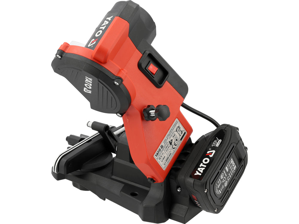 CHAIN SHARPENER 18V, CUTTING DISC 108 MM - BATTERY 2 AH (YT-84980)