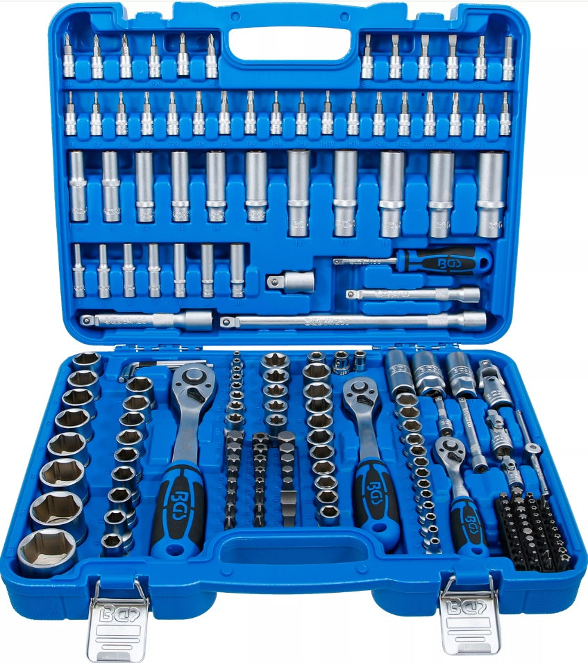 SOCKET SET HEXAGON | 6.3 MM (1/4") / 10 MM (3/8") / 12.5 MM (1/2") DRIVE | 192 PCS. (2243)
