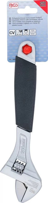 ADJUSTABLE WRENCH WITH SOFT RUBBER HANDLE | MAX. 30 MM (1442)