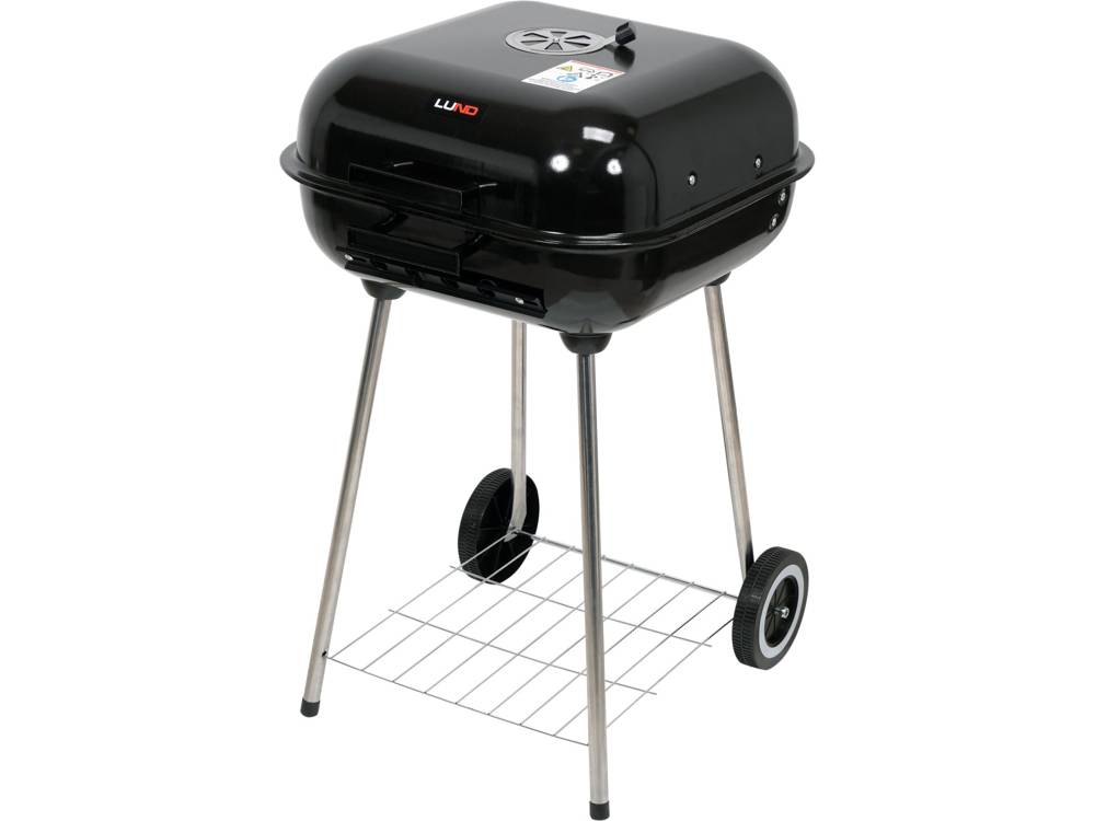 CHARCOAL GRILL WITH LID GRATE 45X40 CM (99904)