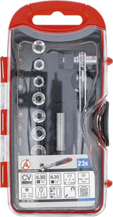 BIT / SOCKET SET | WITH BIT RATCHET | 23 PCS. (20123)