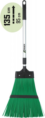 GARDEN BROOM WITH ALUMINUM TELESCOPIC HANDLE (GB25)
