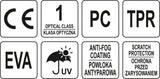 SAFETY GLASSES COMFORT+ GREY (YT-73703)