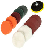 POLISHING AND GRINDING PAD SET | Ø 180 MM | 12 PCS. (BK1003)