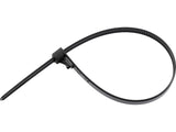 RELEASABLE CAB TIES 7,6X250MM 50PCS BLAC (YT-70674)