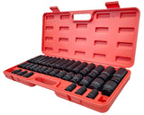 SET OF IMPACT SOCKETS LONG AND SHORT | CR-MO | 8 - 32 MM | 35 PCS. (SK12235P)