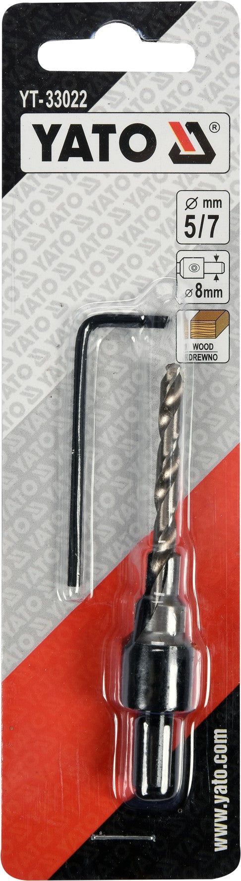 CONFIRMAT SCREW DRILL BIT 5-7MM (YT-33022)