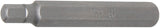 BIT | LENGTH 75 MM | 10 MM (3/8") DRIVE | INTERNAL HEXAGON 7 MM (4962)
