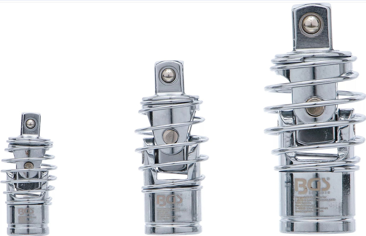 UNIVERSAL JOINT SET | WITH SPRING | 6.3 MM (1/4") / 10 MM (3/8") / 12.5 MM (1/2") | 3 PCS. (252)