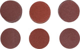 SANDING PADS FOR ECCENTRIC SANDERS | Ø 50 MM | K 60 - 80 - 120 | 30 PCS. (70194)