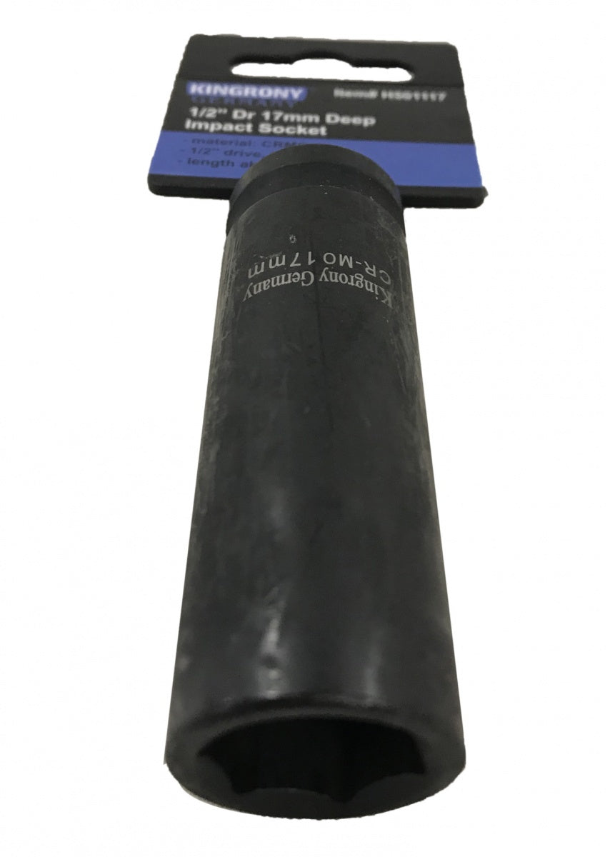 IMPACT SOCKET HEX LONG | 12.5 MM (1/2") | 17 MM (H501117)