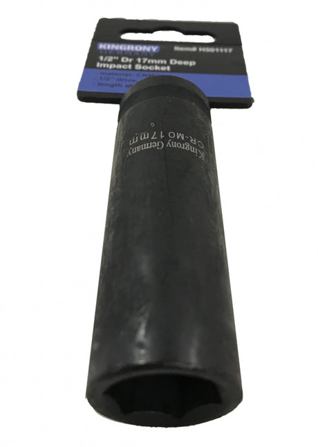 IMPACT SOCKET HEX LONG | 12.5 MM (1/2") | 17 MM (H501117)