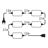 STRING LIGHT SET 5X900LM, 15,4M (82863)