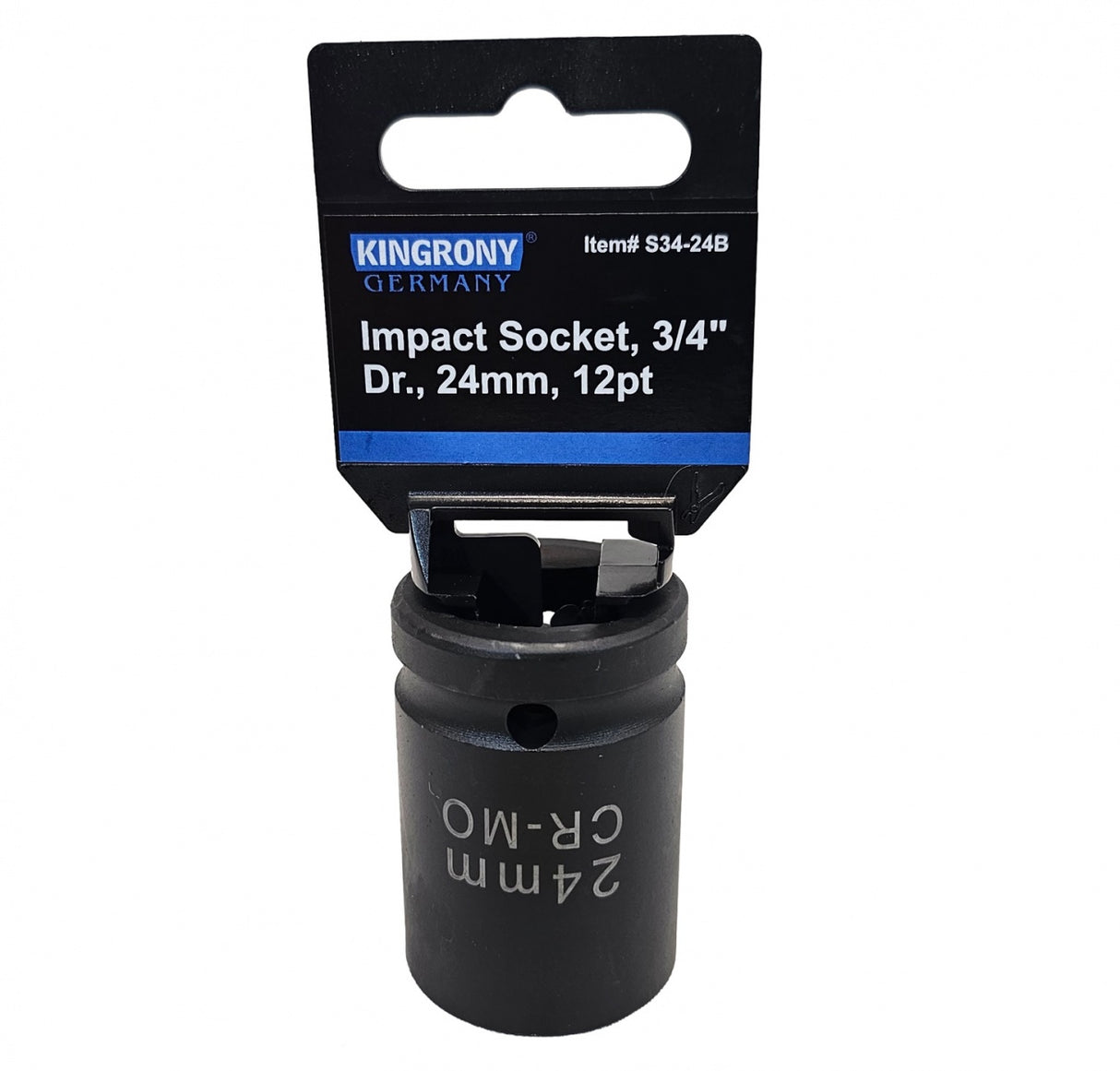 IMPACT SOCKET | 12-POINT | 20 MM (3/4") | 24 MM (S34-24B)