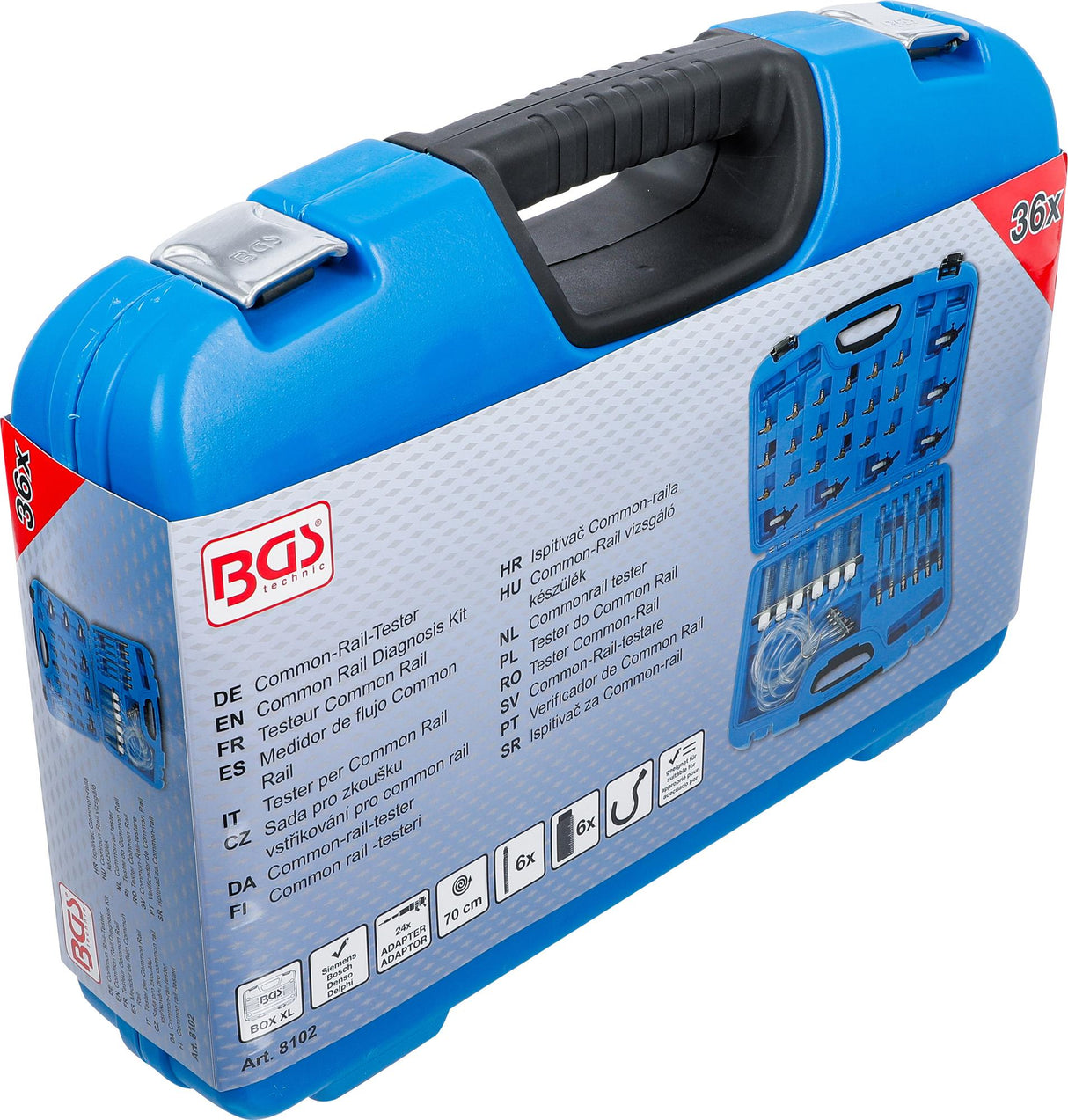 COMMON RAIL DIAGNOSIS KIT | WITH 24 ADAPTORS (8102)