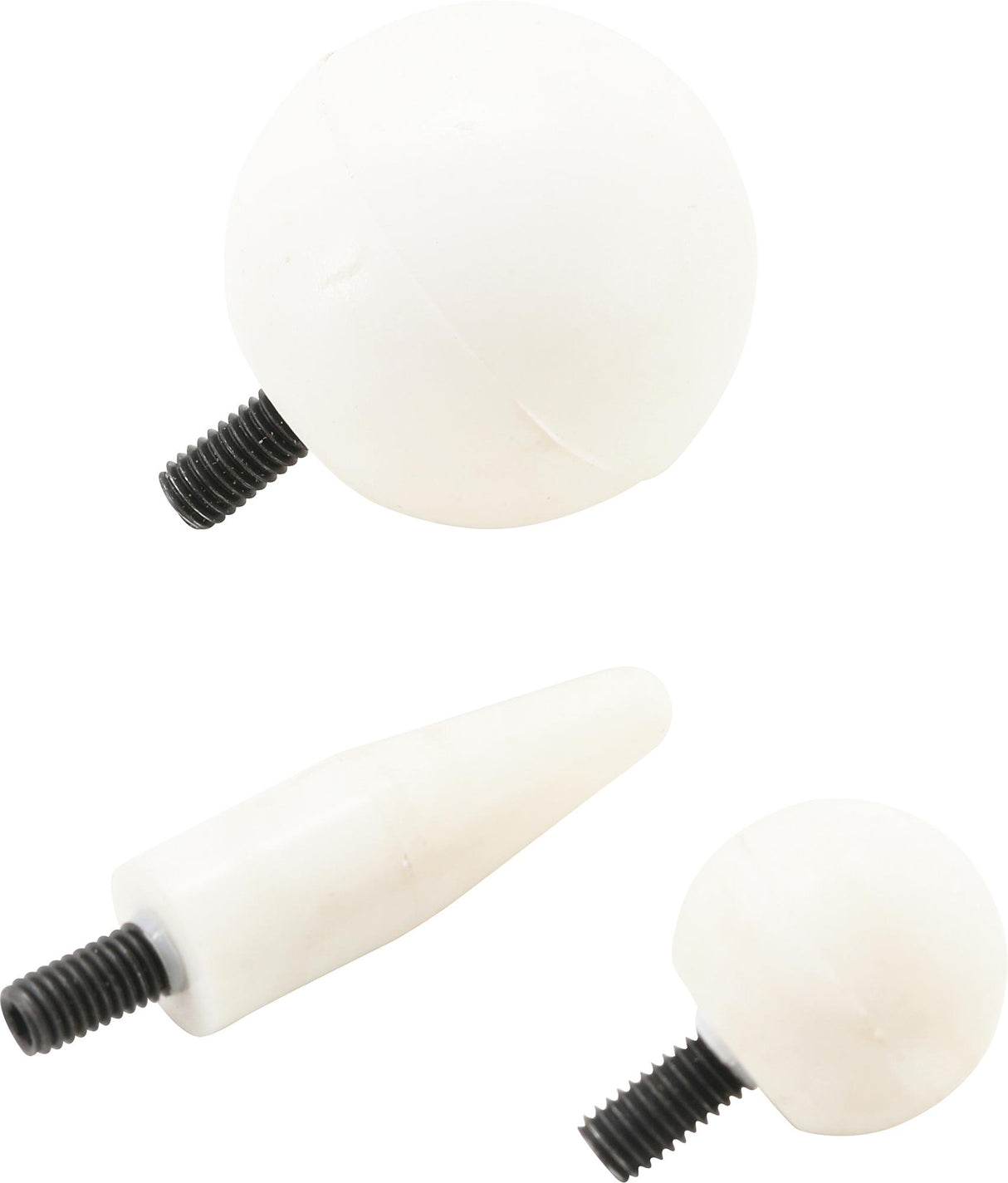 PLASTIC REPLACEABLE SOCKETS | FOR BODY REPAIR KIT | M5 X 0.8 MM | FOR BGS 1659 | 3 PCS. (1659-KOPFE)
