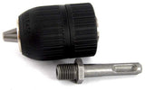 KEYLESS DRILL CHUCK, 2-13 MM, 1/2"-20UNF AND SDS ADAPTER (WA0213)