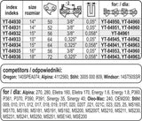 GUIDE BAR 14" 3/8"G (YT-84930)