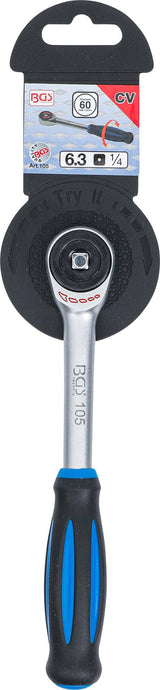 REVERSIBLE RATCHET WITH SPINNER HANDLE | 6.3 MM (1/4") (105)