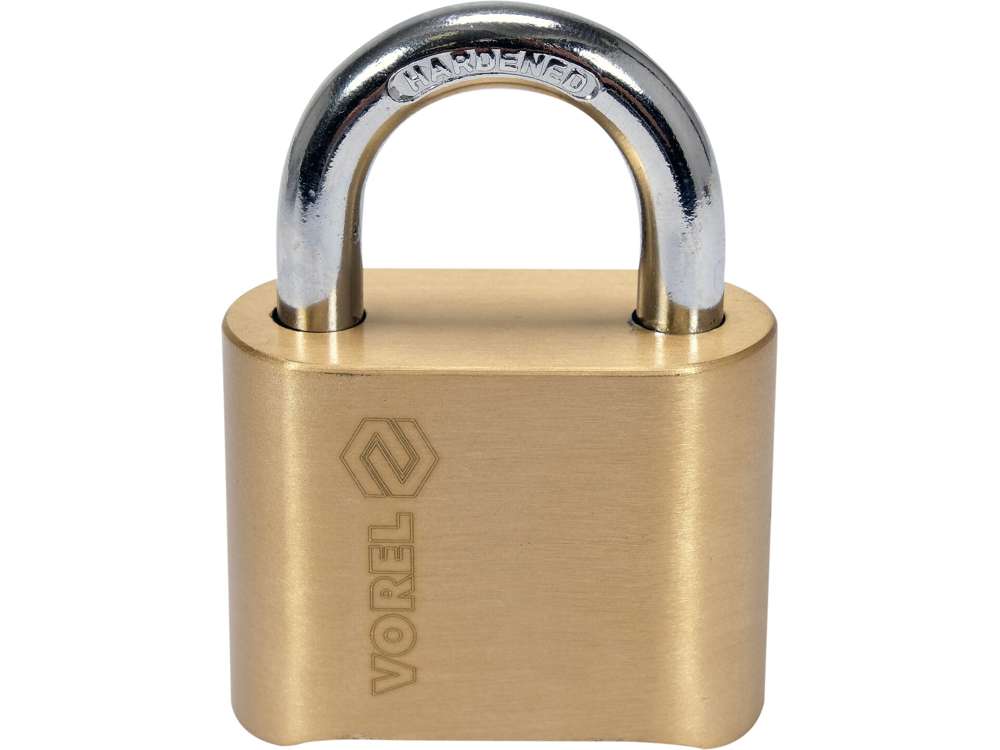 PADLOCK WITH 4-RING COMBINATION LOCK. (77612)