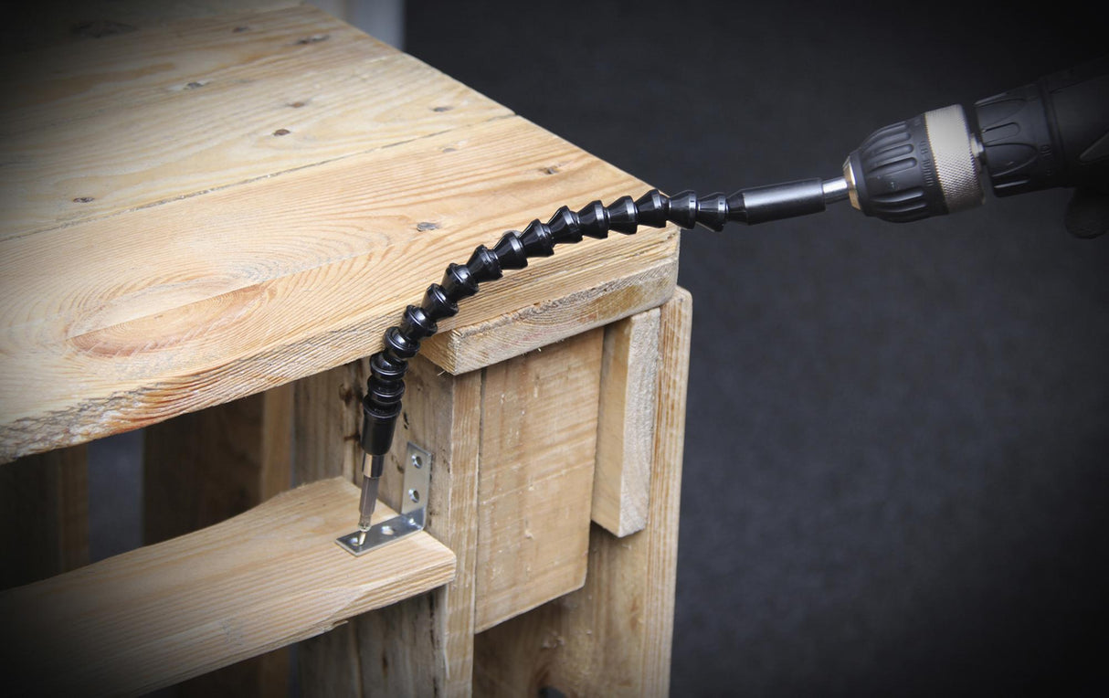 BIT SET WITH FLEXIBLE SHAFT | 6.3 MM (1/4") DRIVE | 11 PCS. (20804)