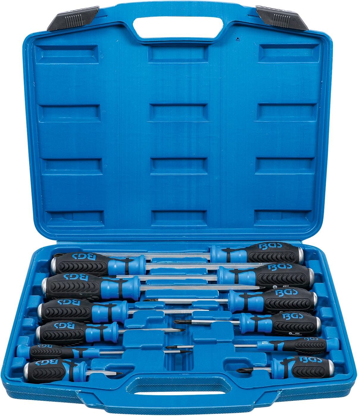SCREWDRIVER SET | WITH 6.3 MM (1/4") INTERNAL SQUARE | 12 PCS. (7896)