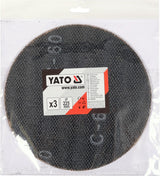 ABRASIVE DISC 225MM 3PCS P60 (YT-845803)