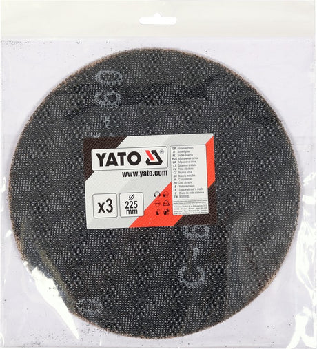 ABRASIVE DISC 225MM 3PCS P60 (YT-845803)